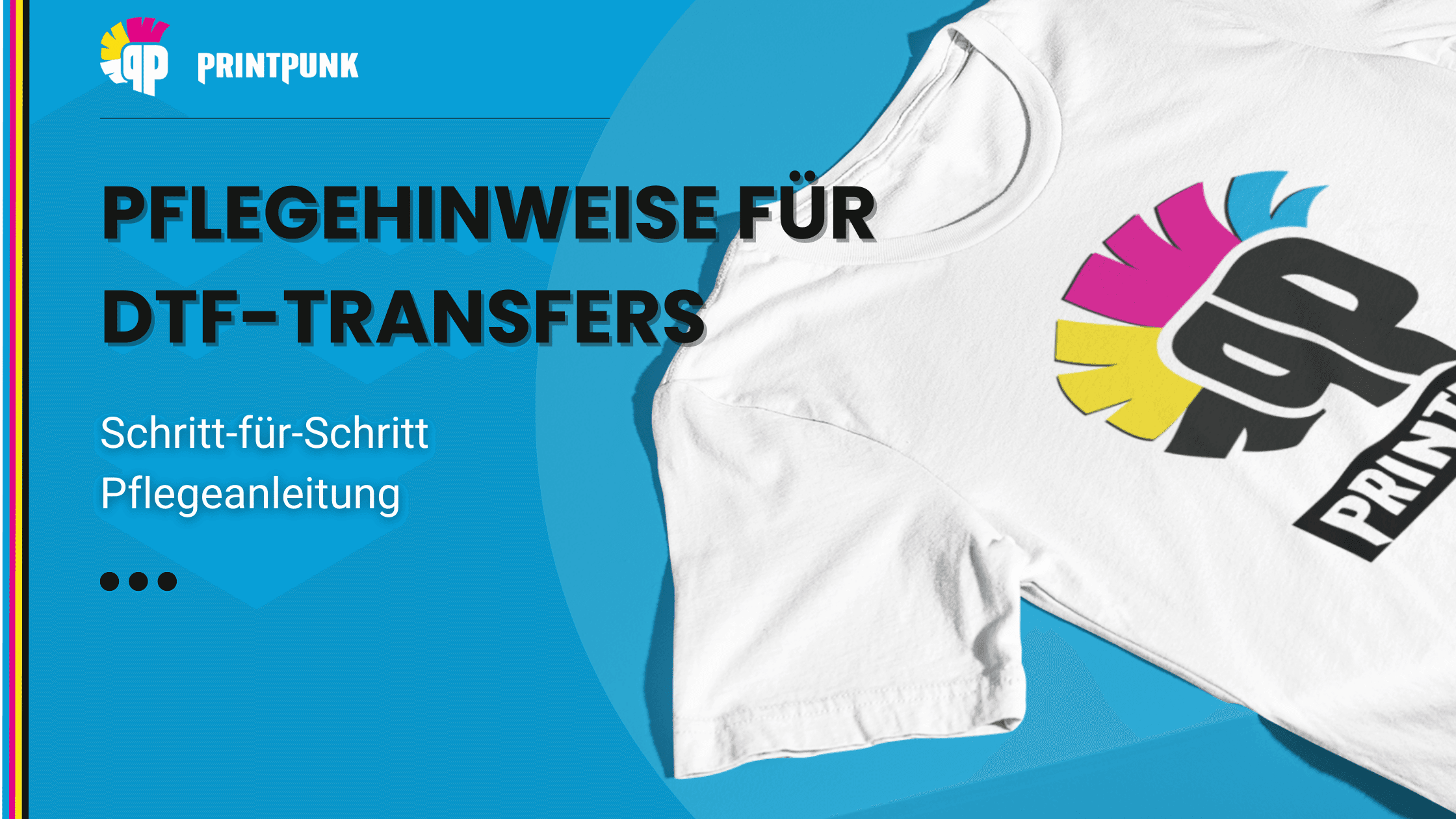 Pflegehinweise für DTF-Transfers