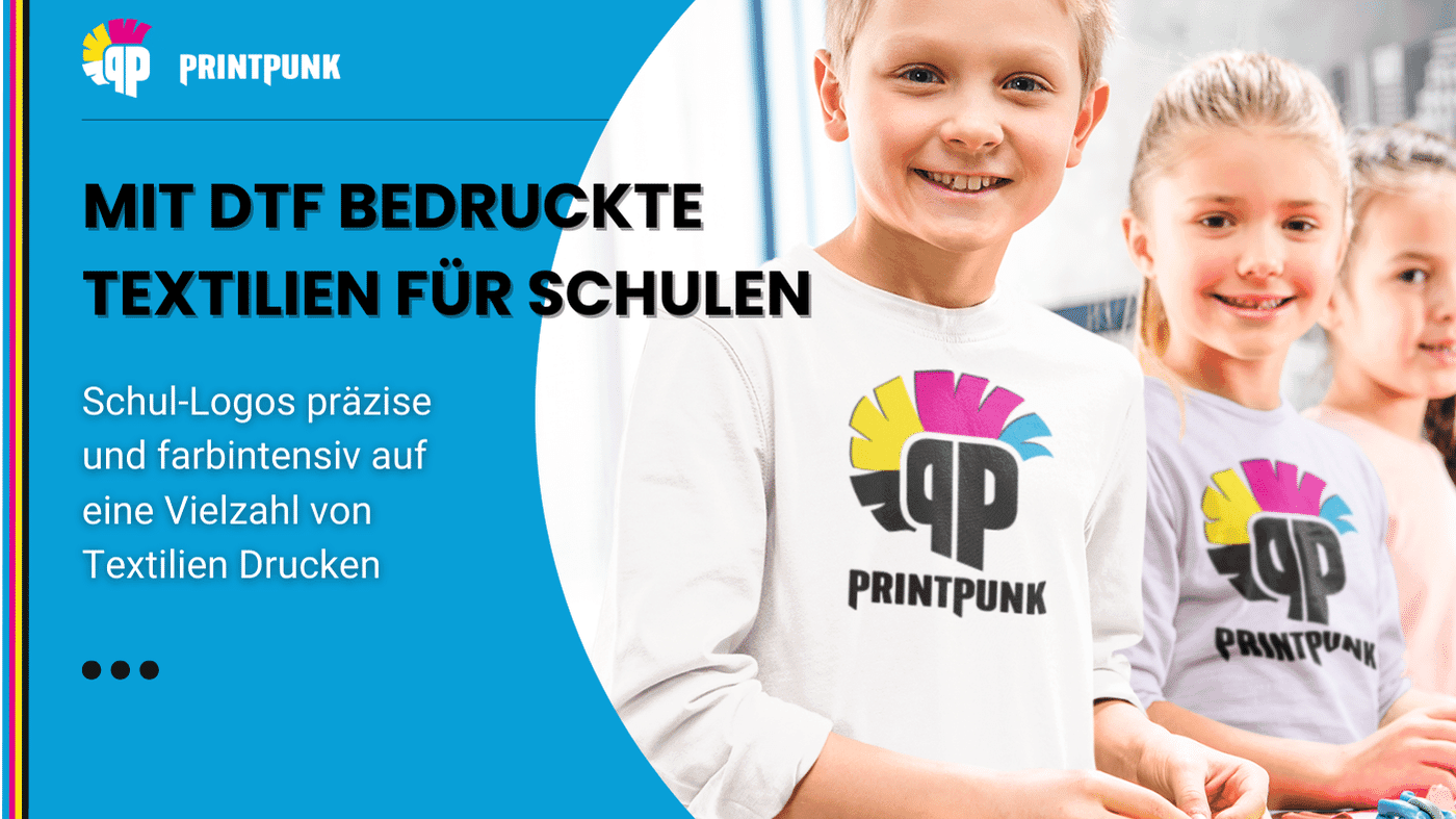 Schul-Logos als DTF Drucken für individuelle Schulkleidung