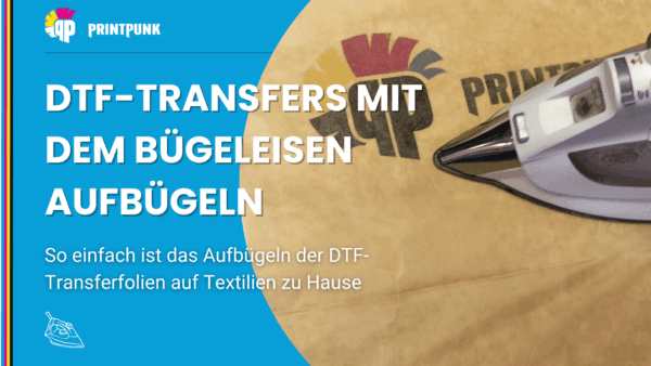 DTF-Transfers mit dem Bügeleisen aufbügeln